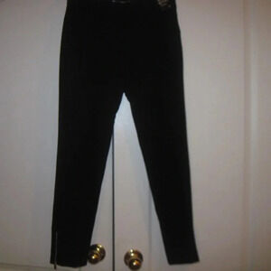 NWT NEW YORK & Co Black Slim Ankle Stretch Pants 0